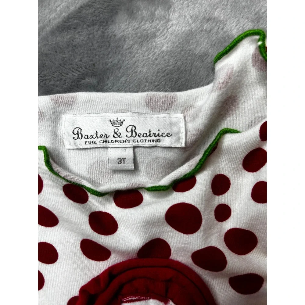 Baxter & Beatrice Girls 3T Christmas Stocking Tunic Dress and Leggings Set